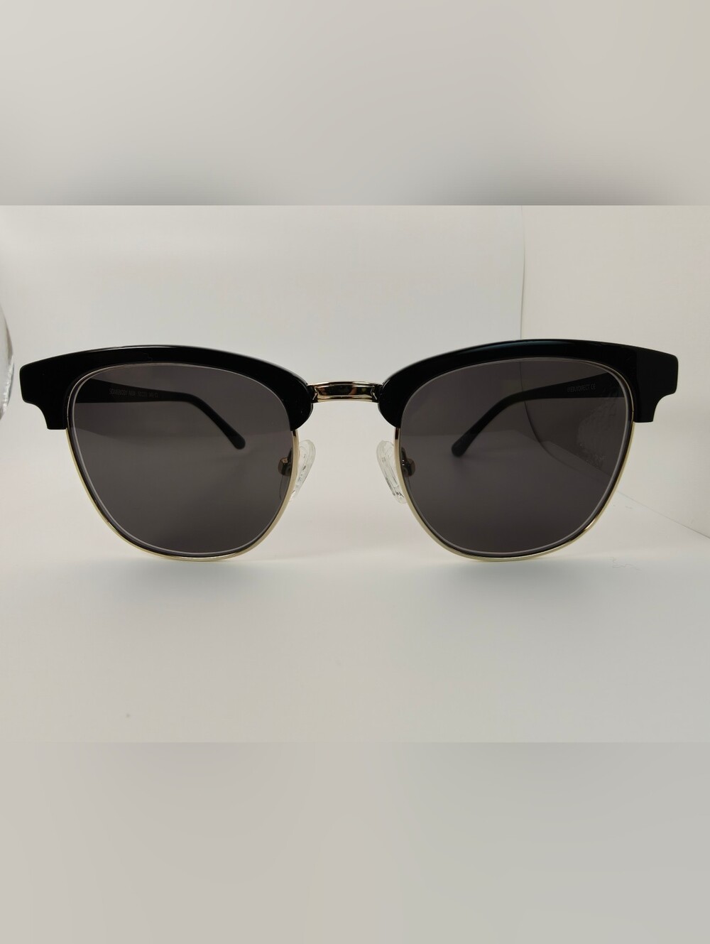 Somebody New. Black & Gold Clubmaster Style Sunglasses.